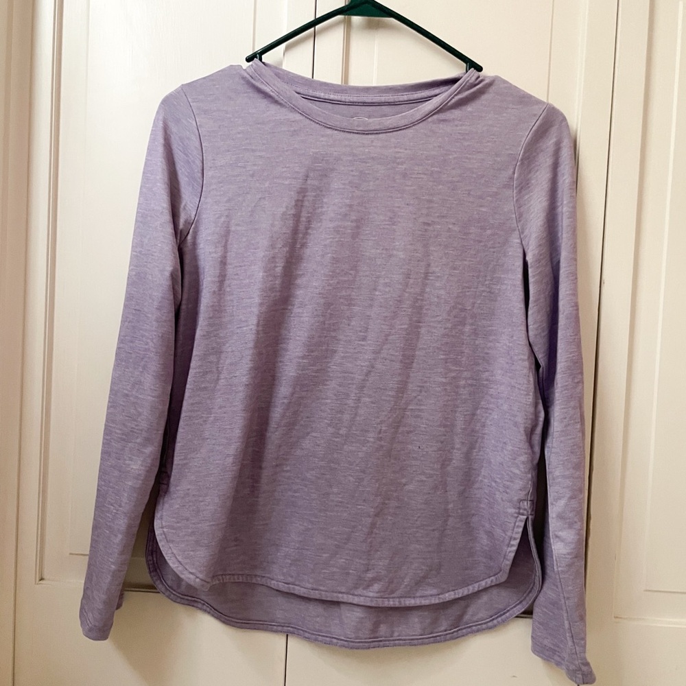 Athletic Works Purple Long Sleeve‎ Tee